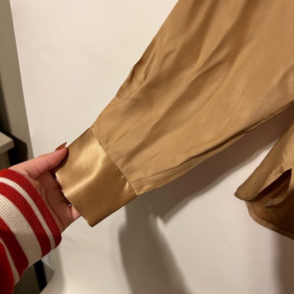 Pendleton Silk Button Down Shirt Size 6 - Picture 3 of 8